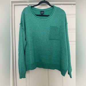 Daytrip Green Lightweight Sweater
